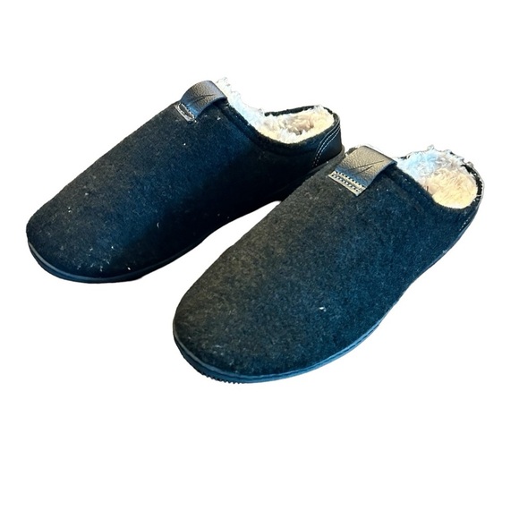 Nautical Men's Black Scuff Slip on Slippers Indoor Outdoor NEW Size 8 - Picture 6 of 8